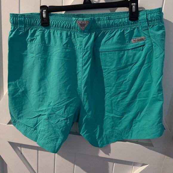 Columbia Women's PFG Water Shorts - Turquoise - Picture 6 of 8